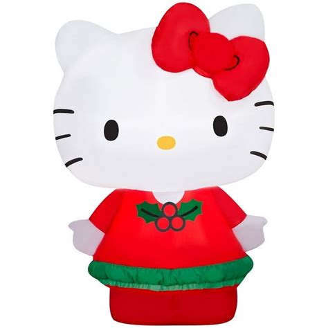 halloween inflatable hello kitty|walmart hello kitty christmas inflatable.